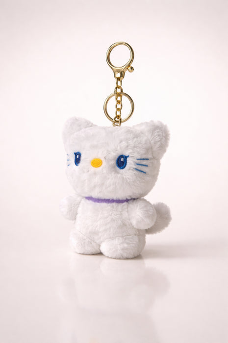 Purple Collar Fluffy Kitty