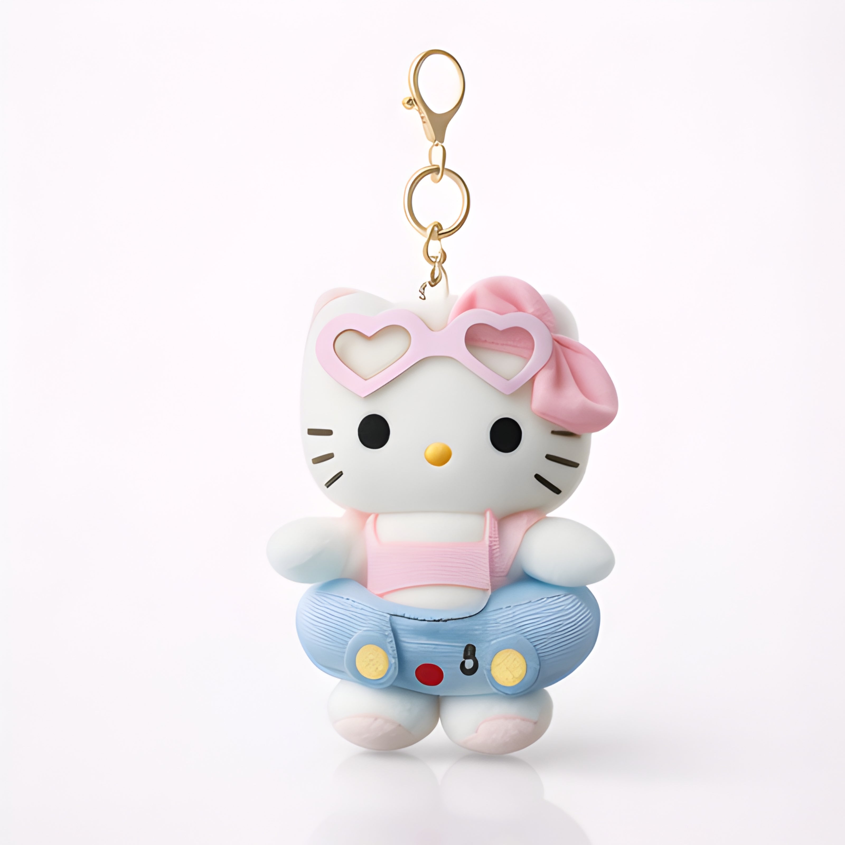 Hello Kitty Pink Swim Tube Charm