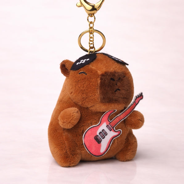 Groovy Red Guitar Capybara