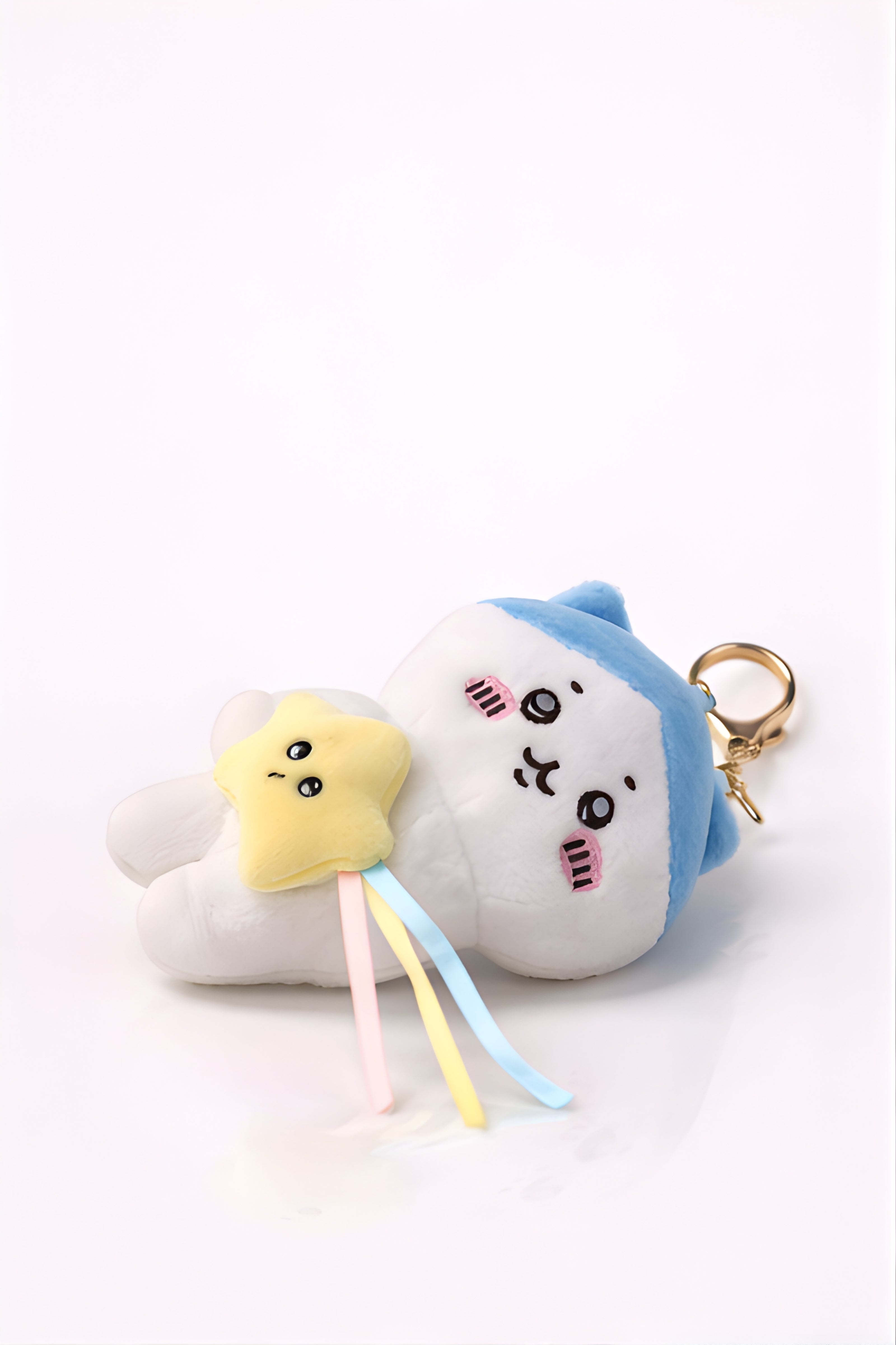 Sky Blue Kitty Star Plush