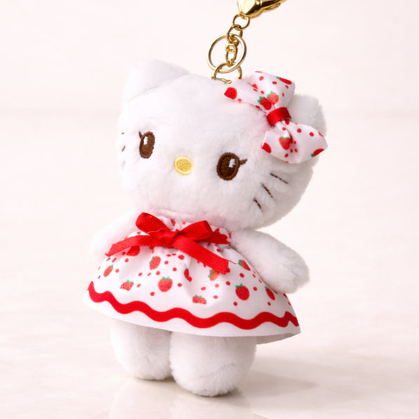 Strawberry Dress Kitty Plush