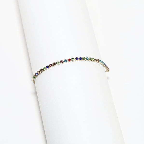 Multi Stone Cascade Bracelet