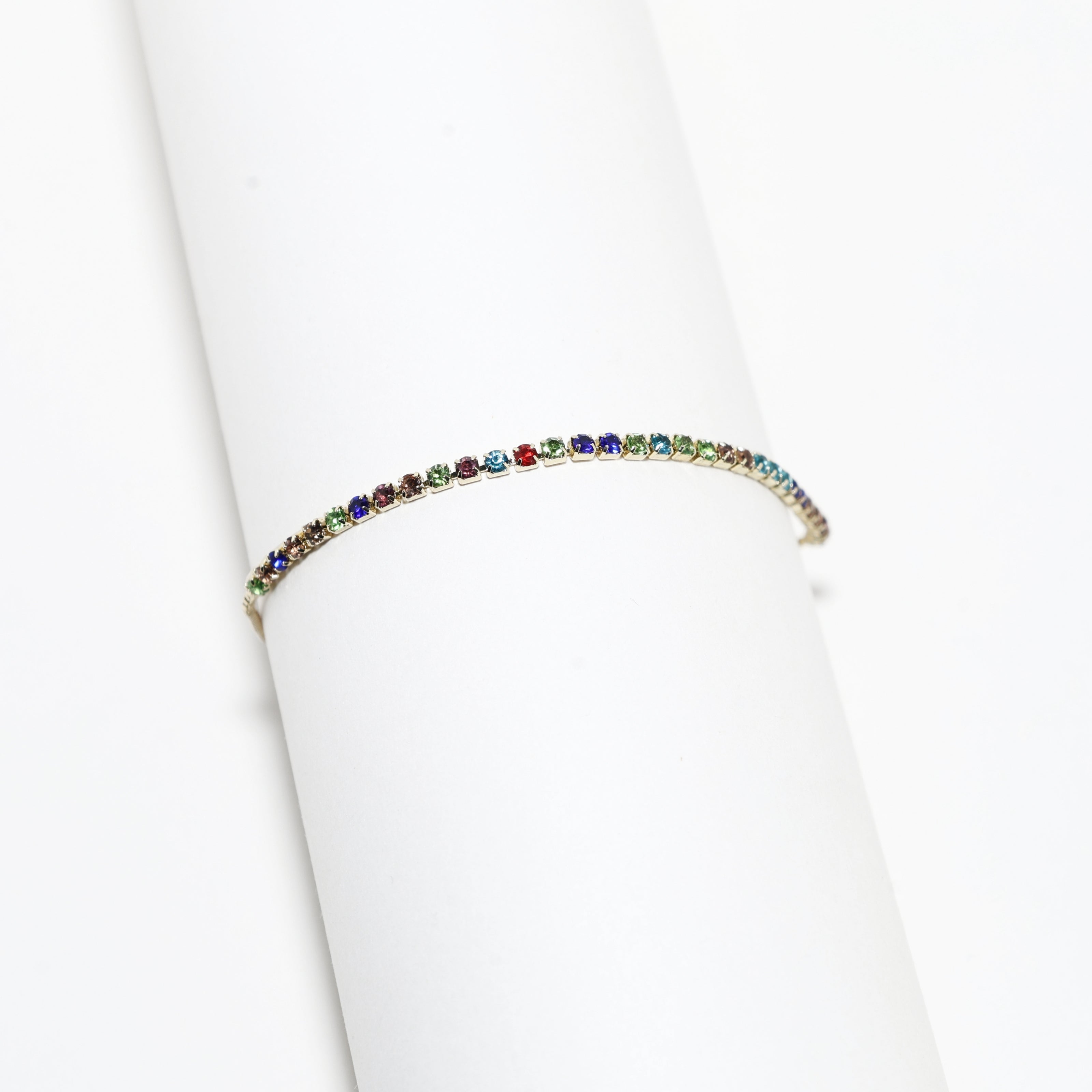 Multi Stone Cascade Bracelet