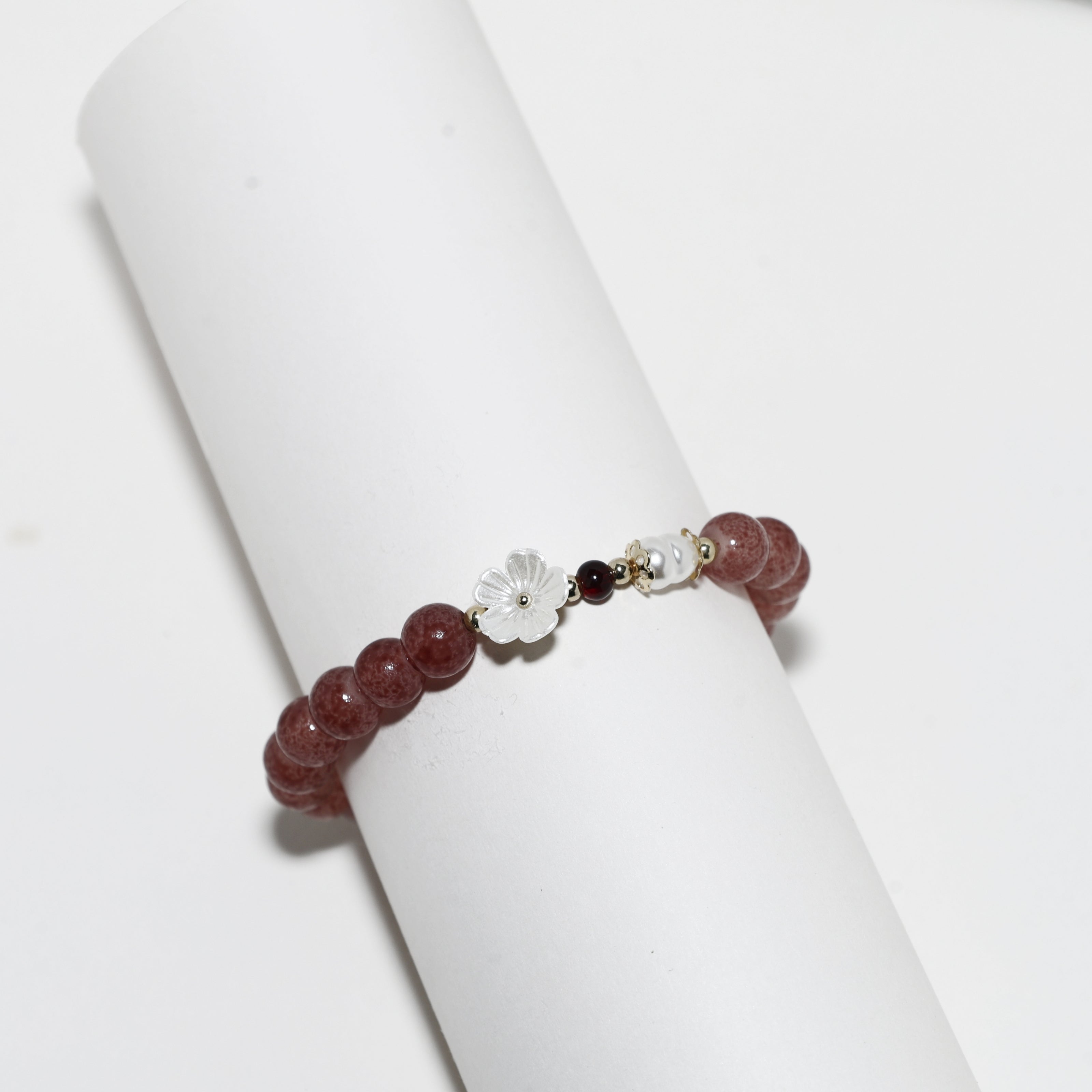 Rose Bead Bracelet
