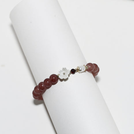 Rose Bead Bracelet
