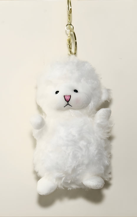 Fluffy White Sheep Plush