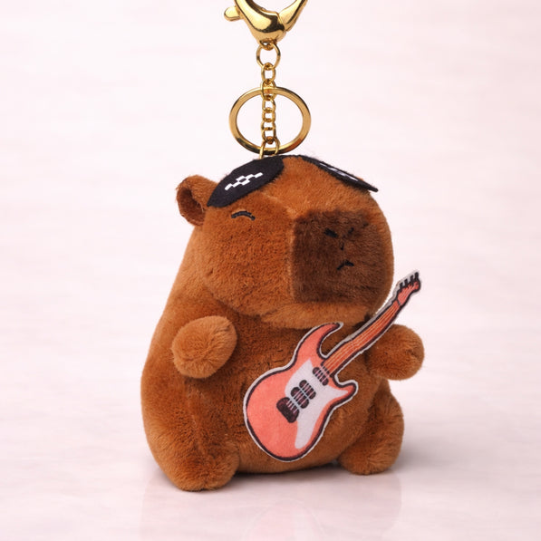Groovy Pink Guitar Capybara
