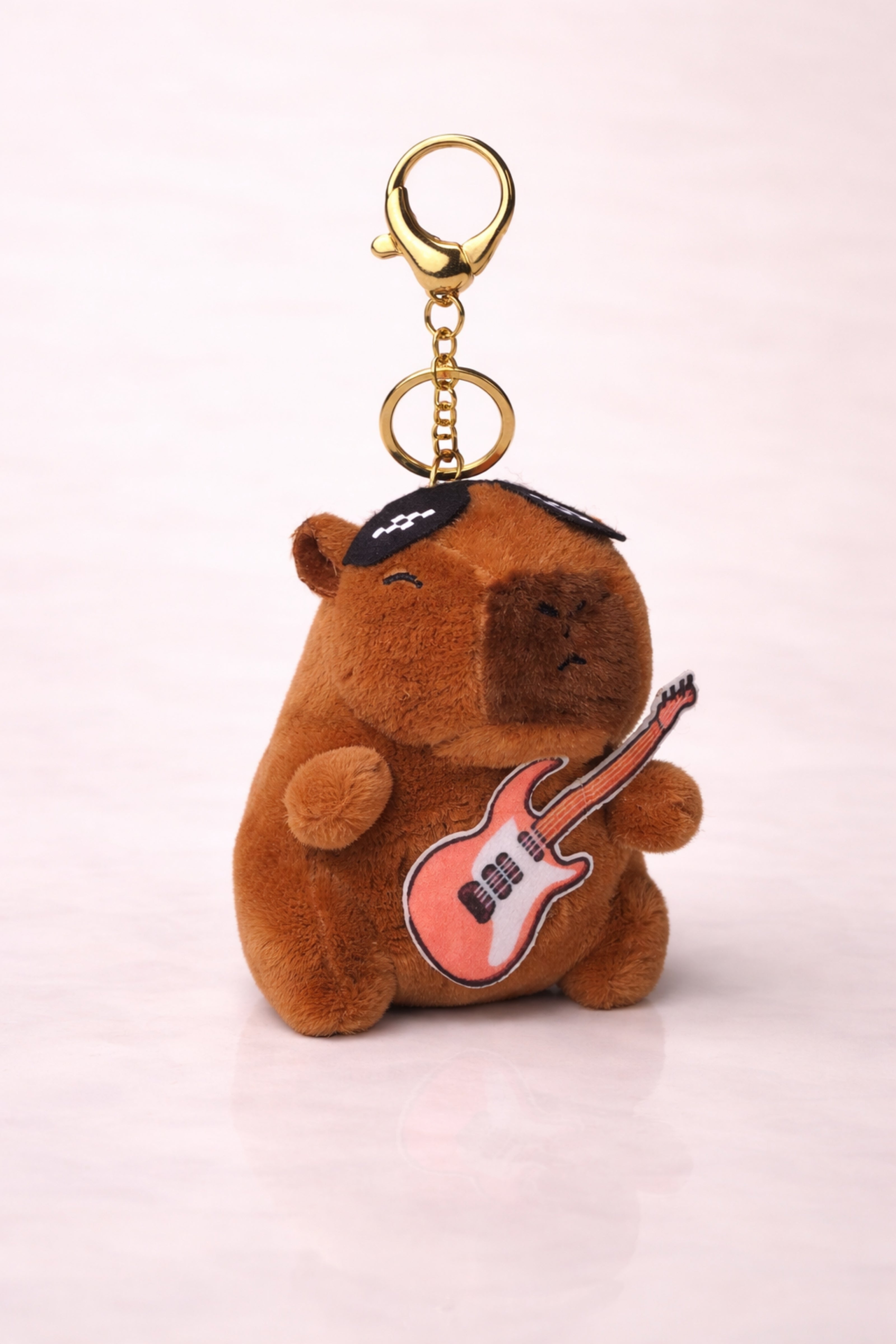 Groovy Pink Guitar Capybara