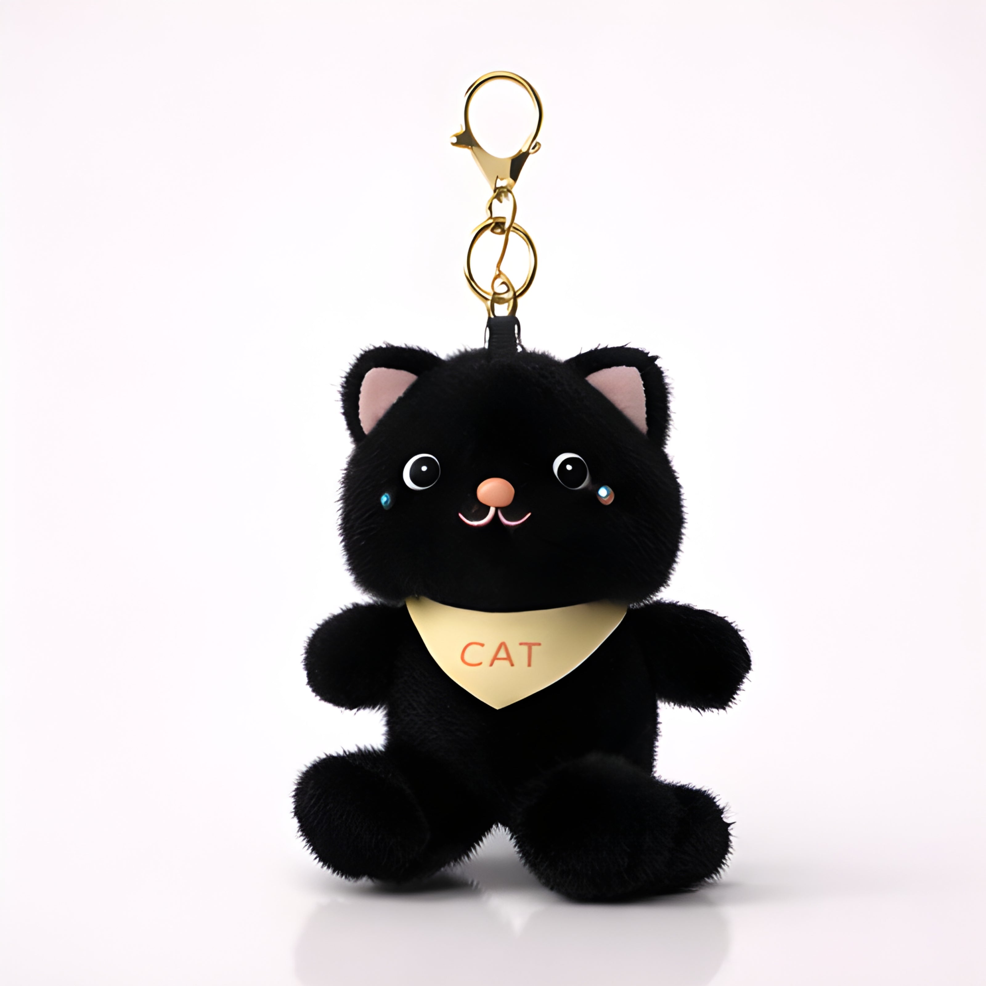 Black Bandana Cat Plush