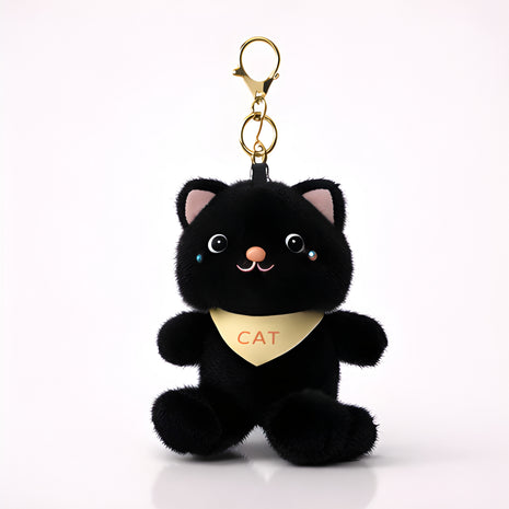 Black Bandana Cat Plush