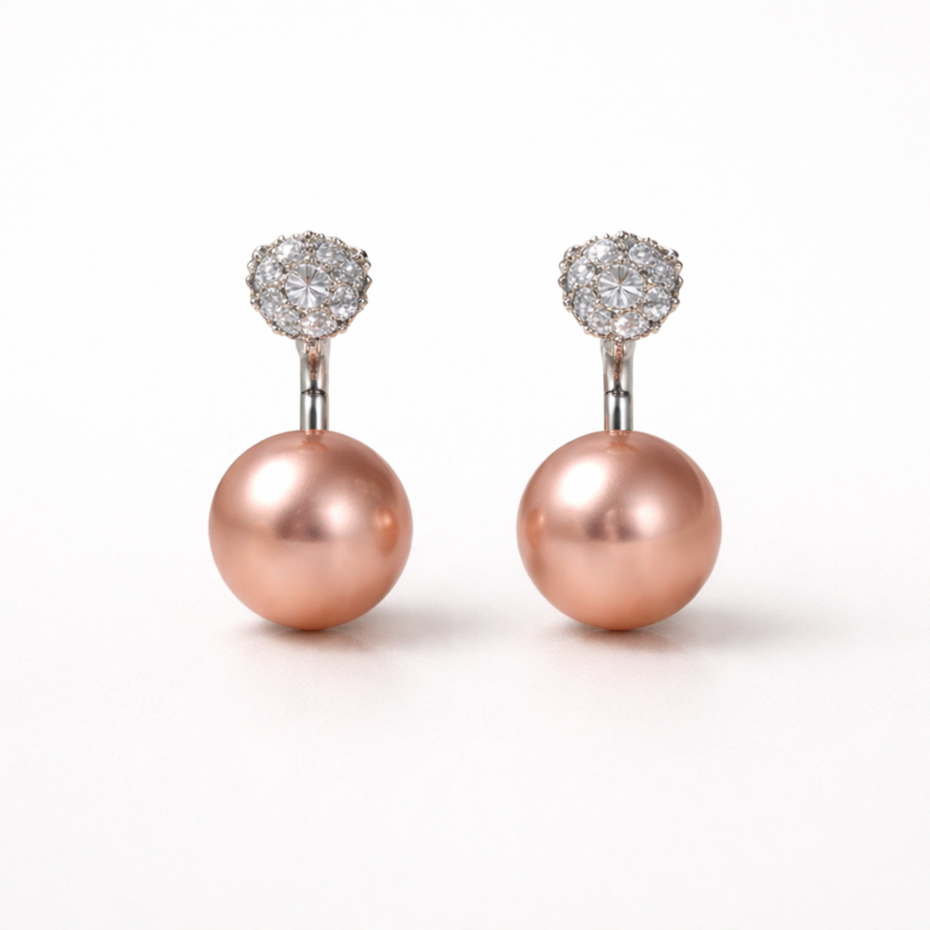 Champagne Pearl Duo Earrings