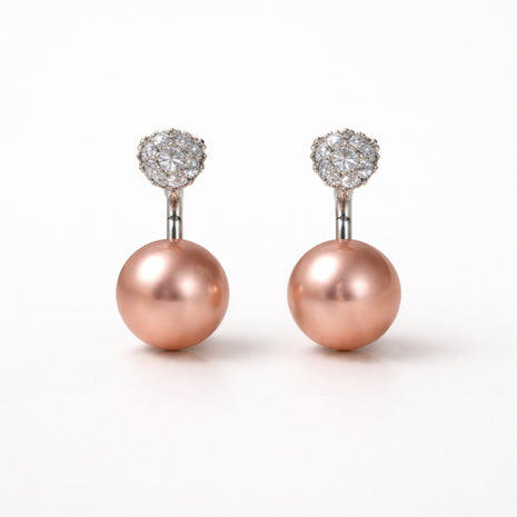 Champagne Pearl Duo Earrings