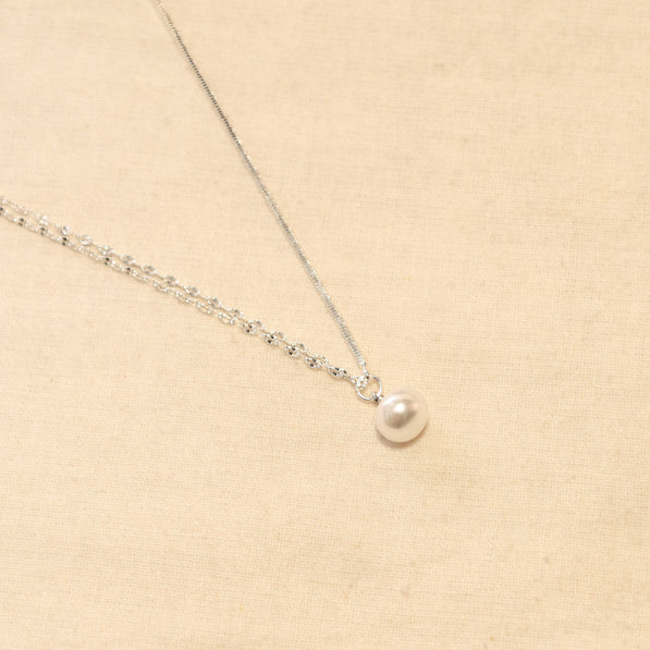 Dual Strand Pearl Necklace