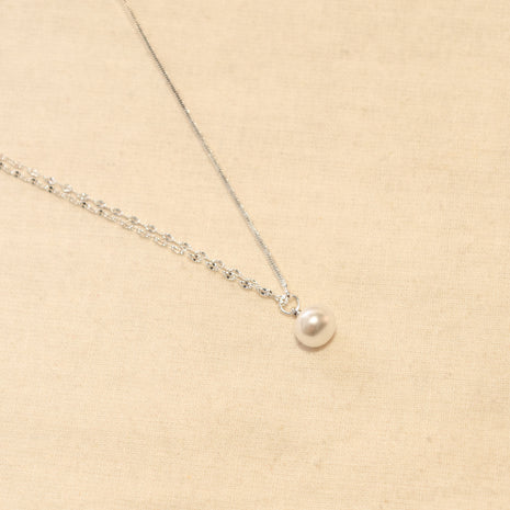 Dual Strand Pearl Necklace