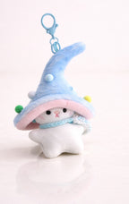 Blue Wizard Bunny Charm