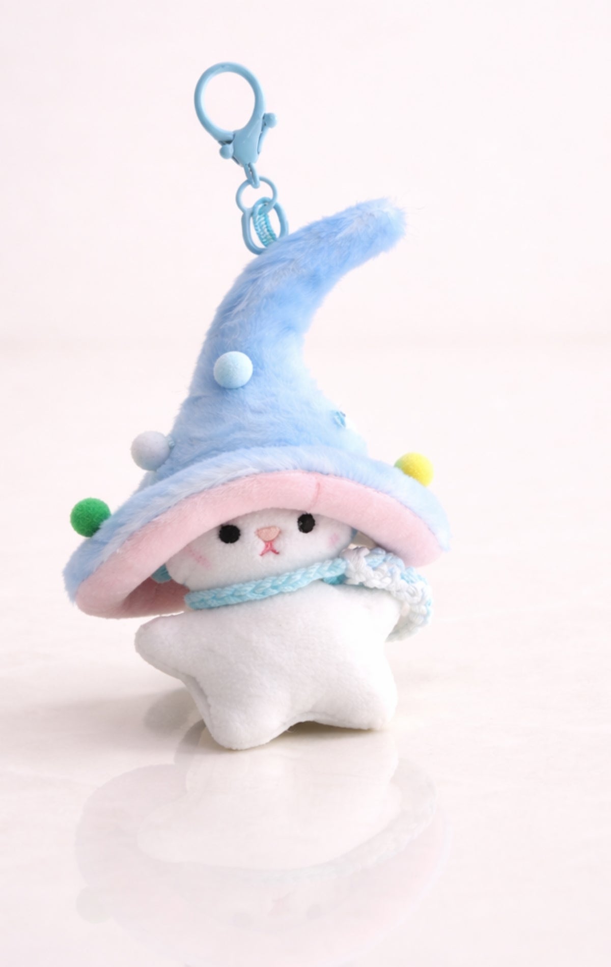 Blue Wizard Bunny Charm