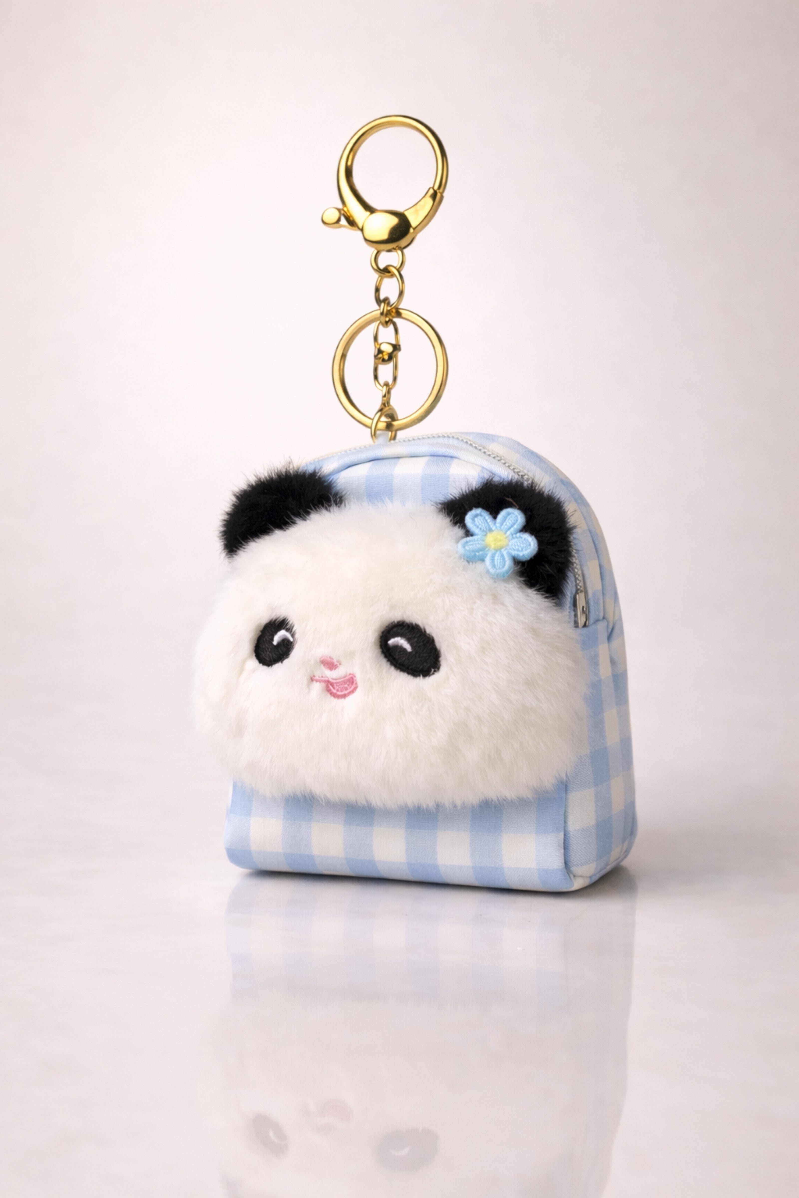 Blue Panda Bag Charm