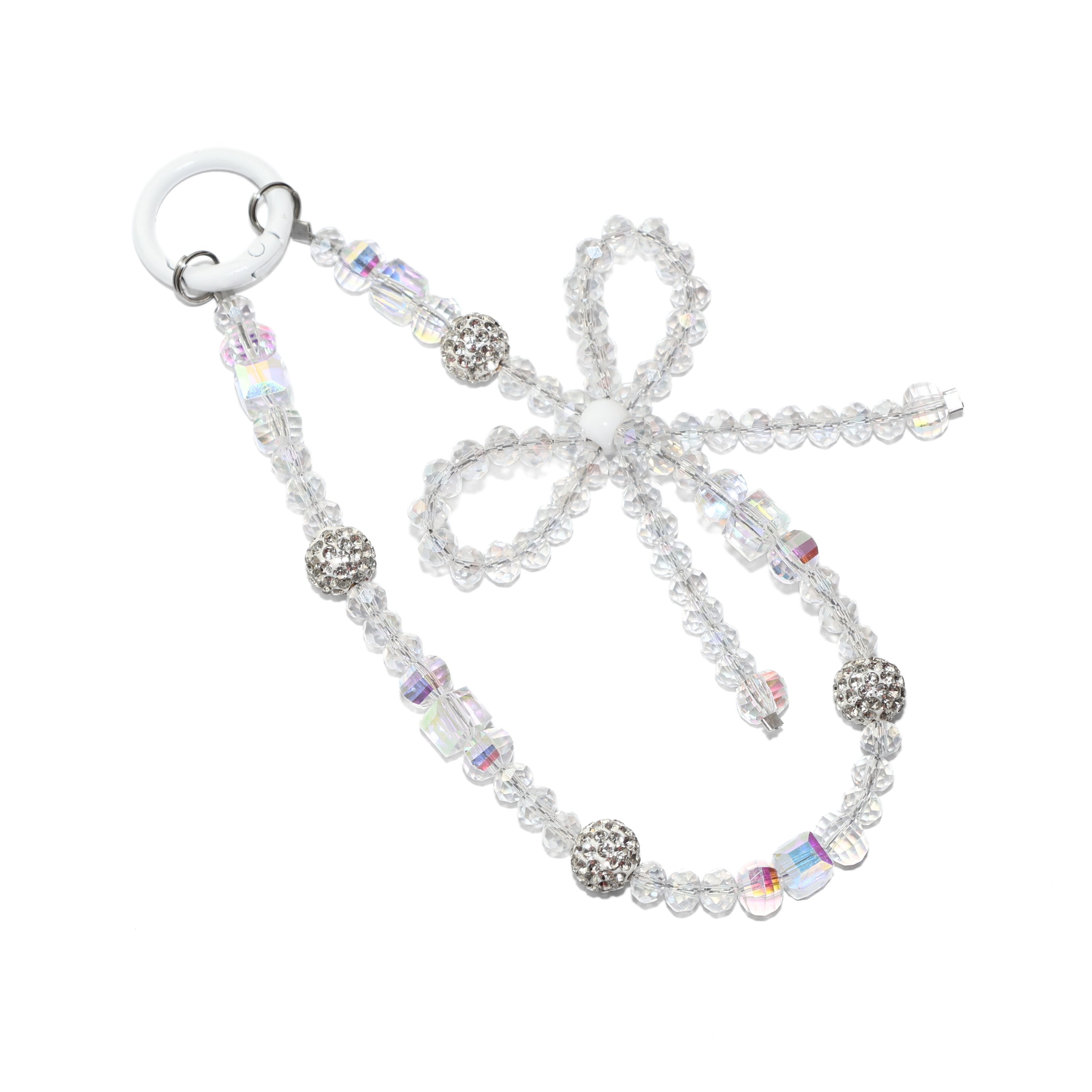 Crystal Bow Translucent Charm