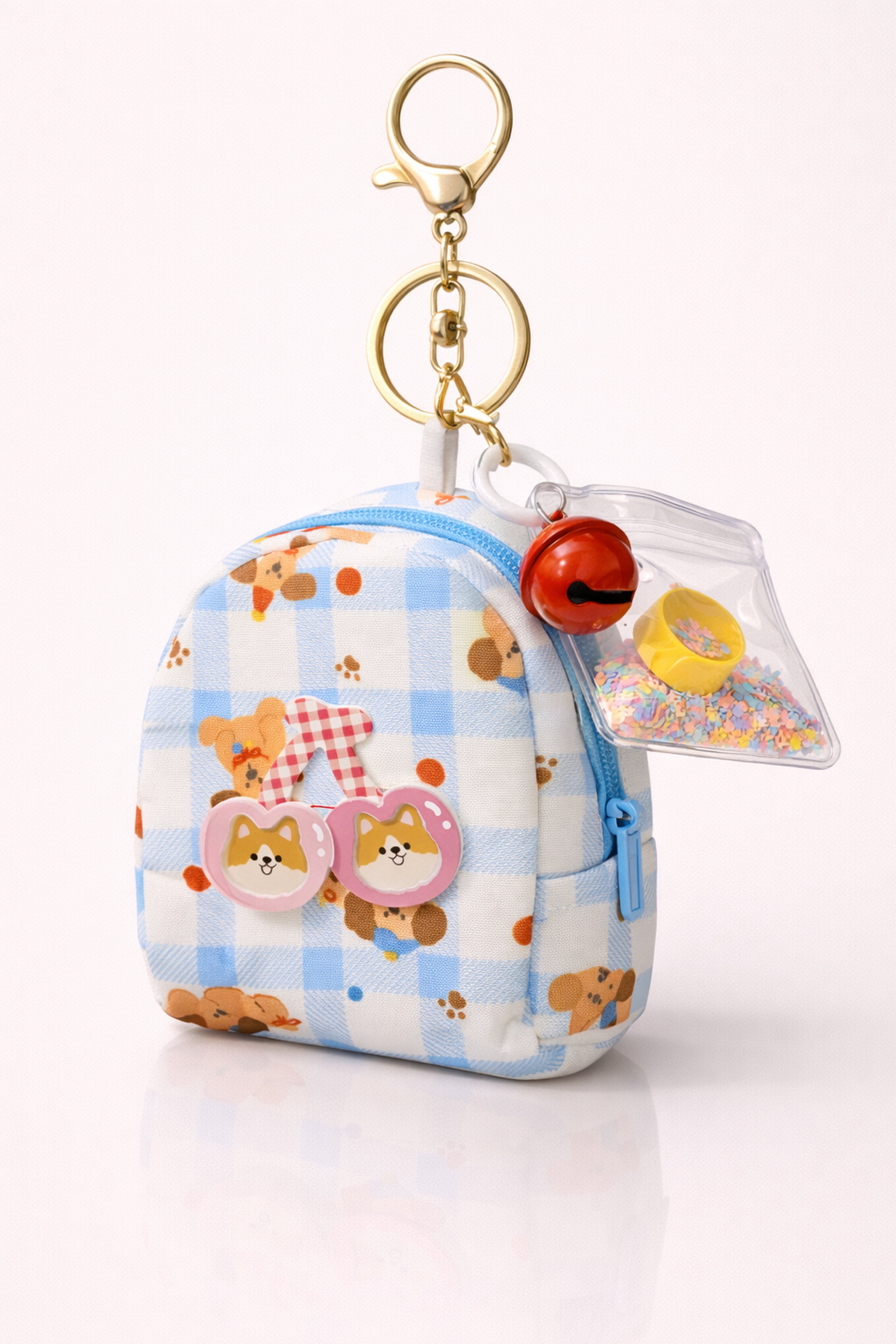 Blue Mini Bag Charm