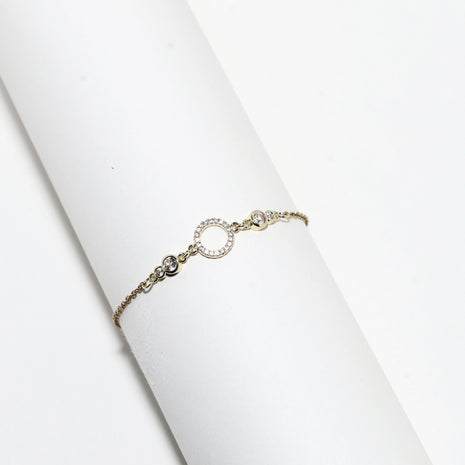 Hollow Ring Chain Bracelet