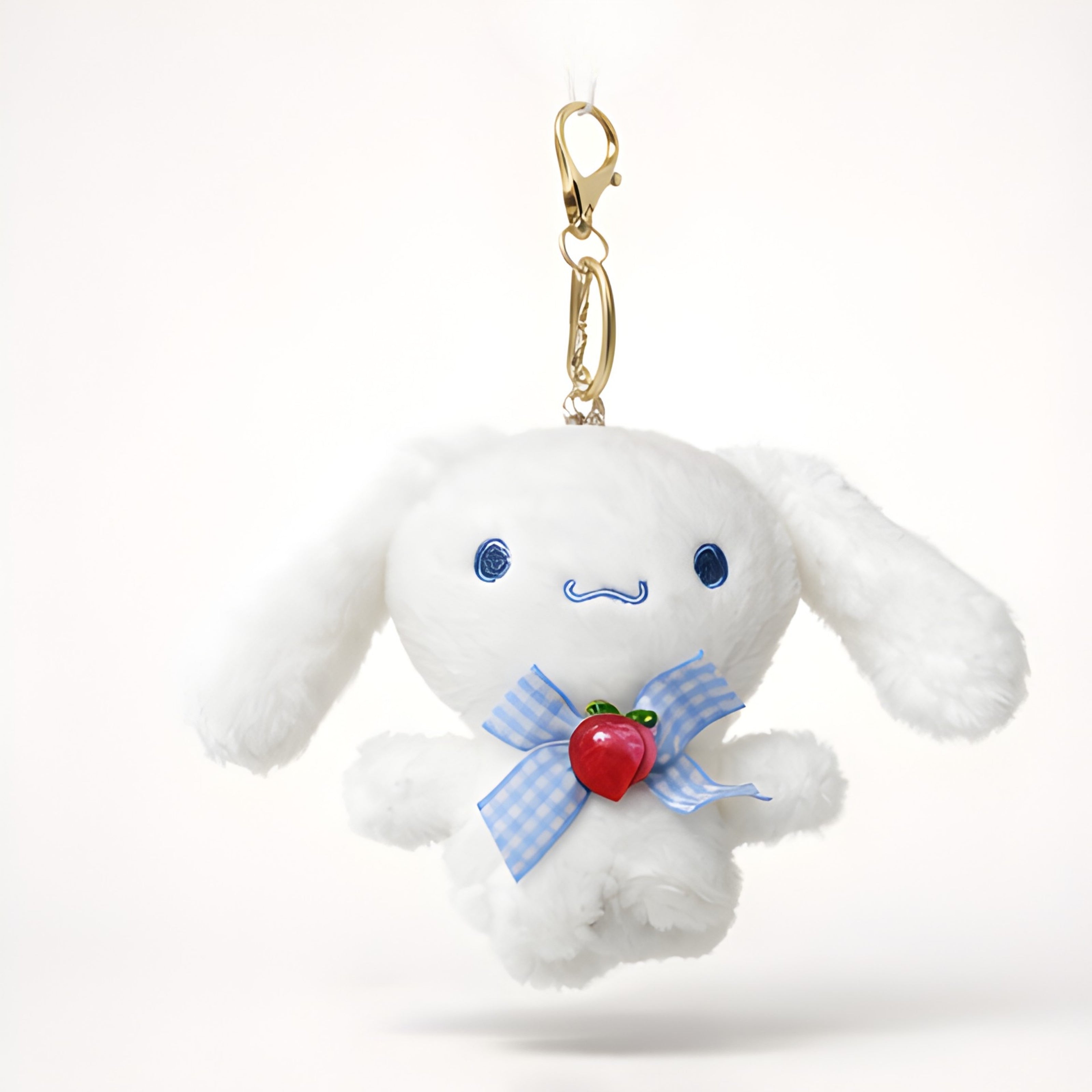 Rabbit Apple Bow Plush
