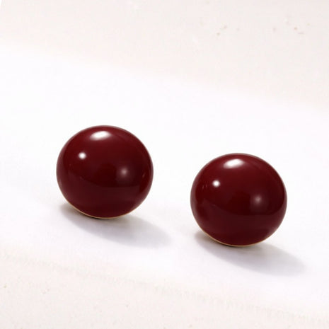 Cherry Sphere Stud