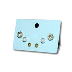 Floral Charm Stud Set