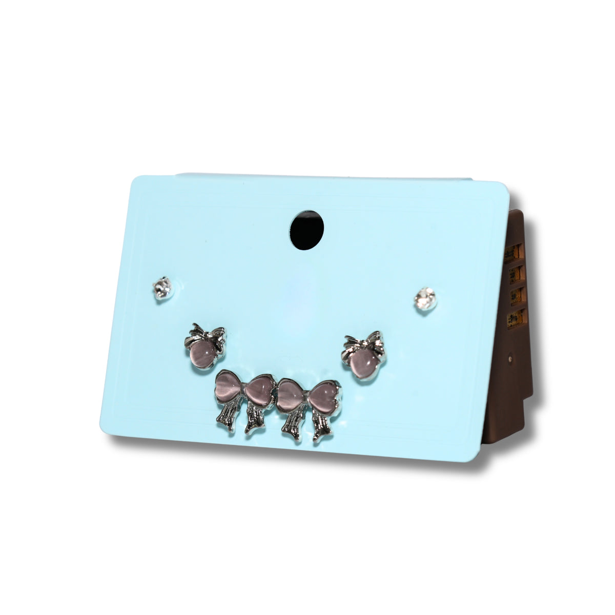 Rosette Bow Studs
