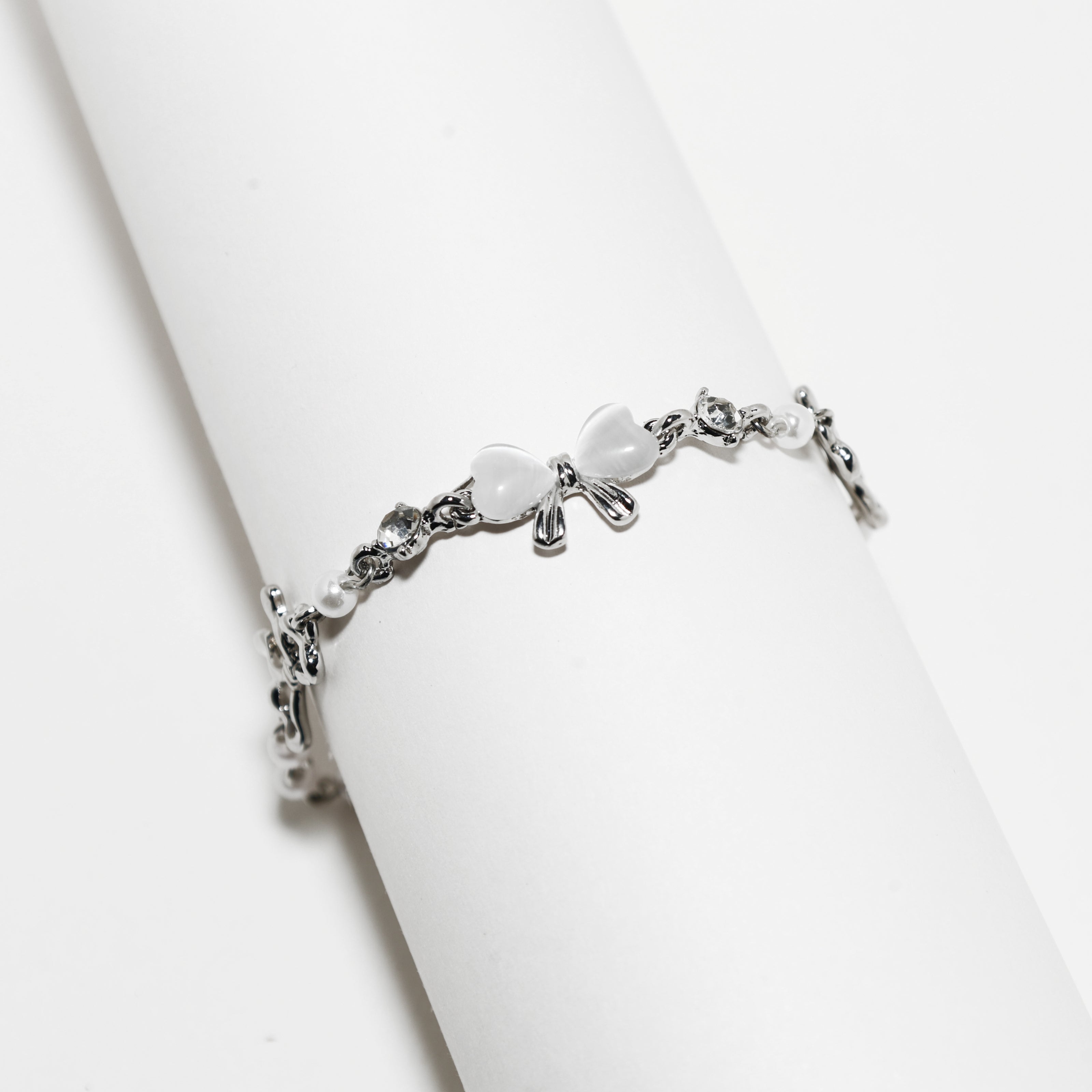 Bow Link Chain Bracelet