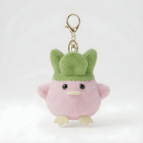 Round Pink Chicken Puff
