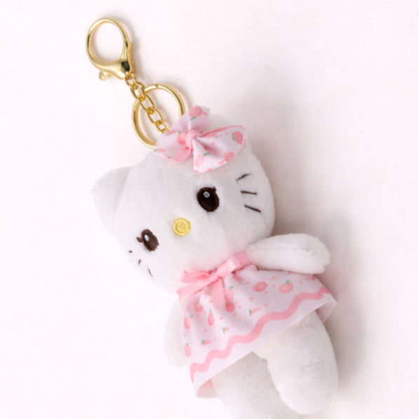 Peach Dress Kitty Plush
