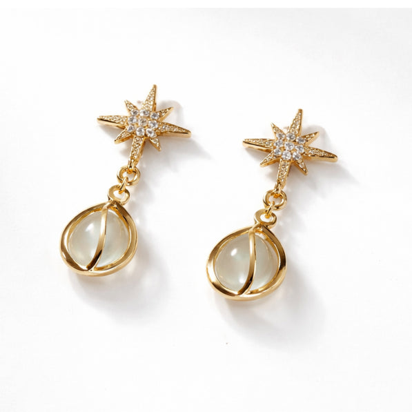 Nova Pearl Dangle Earrings