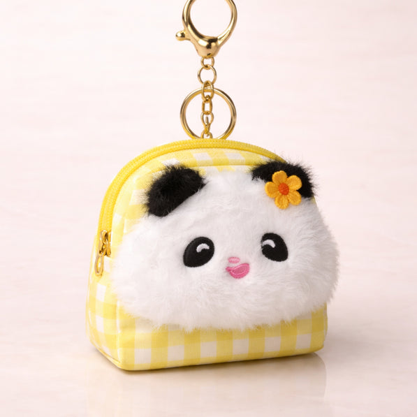 Yellow Panda Bag Charm