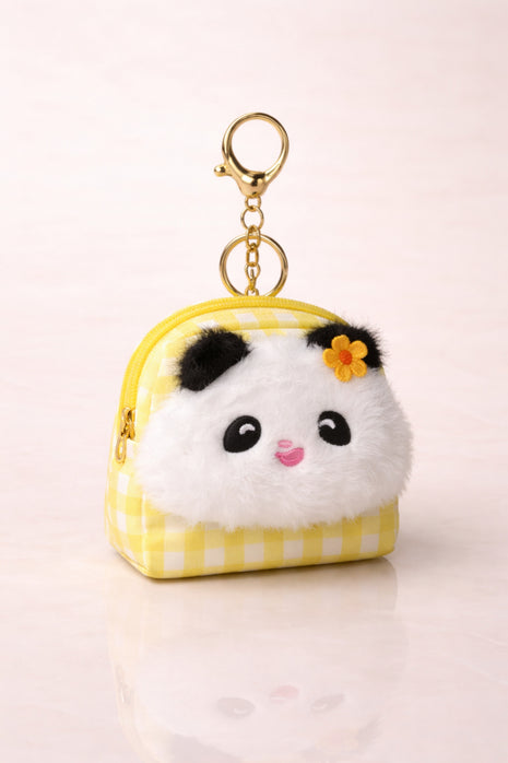 Yellow Panda Bag Charm