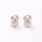 Dual Glam Pearl Stud