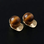 Bronze Halo Stud