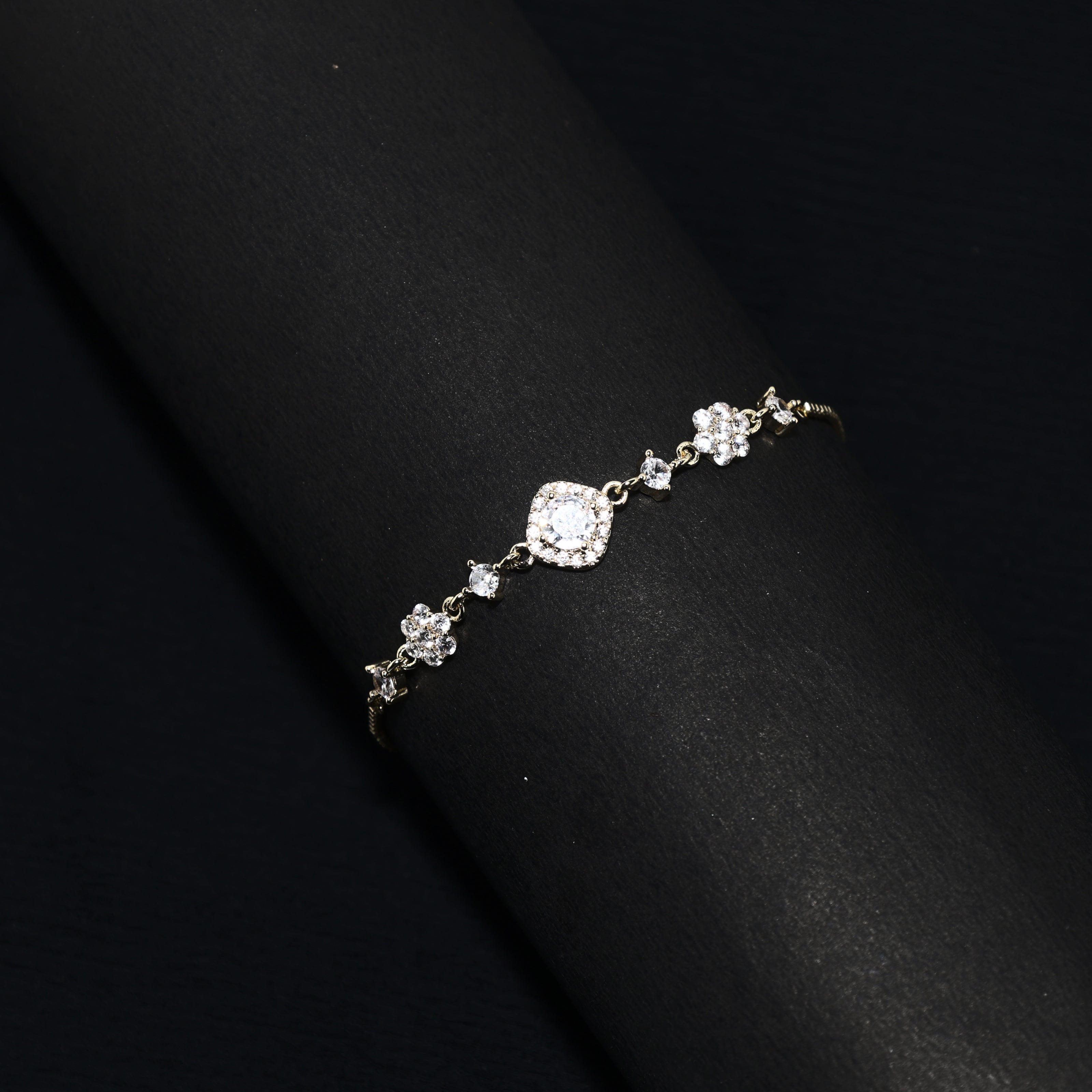 Gold Crystal Radiance Bracelet
