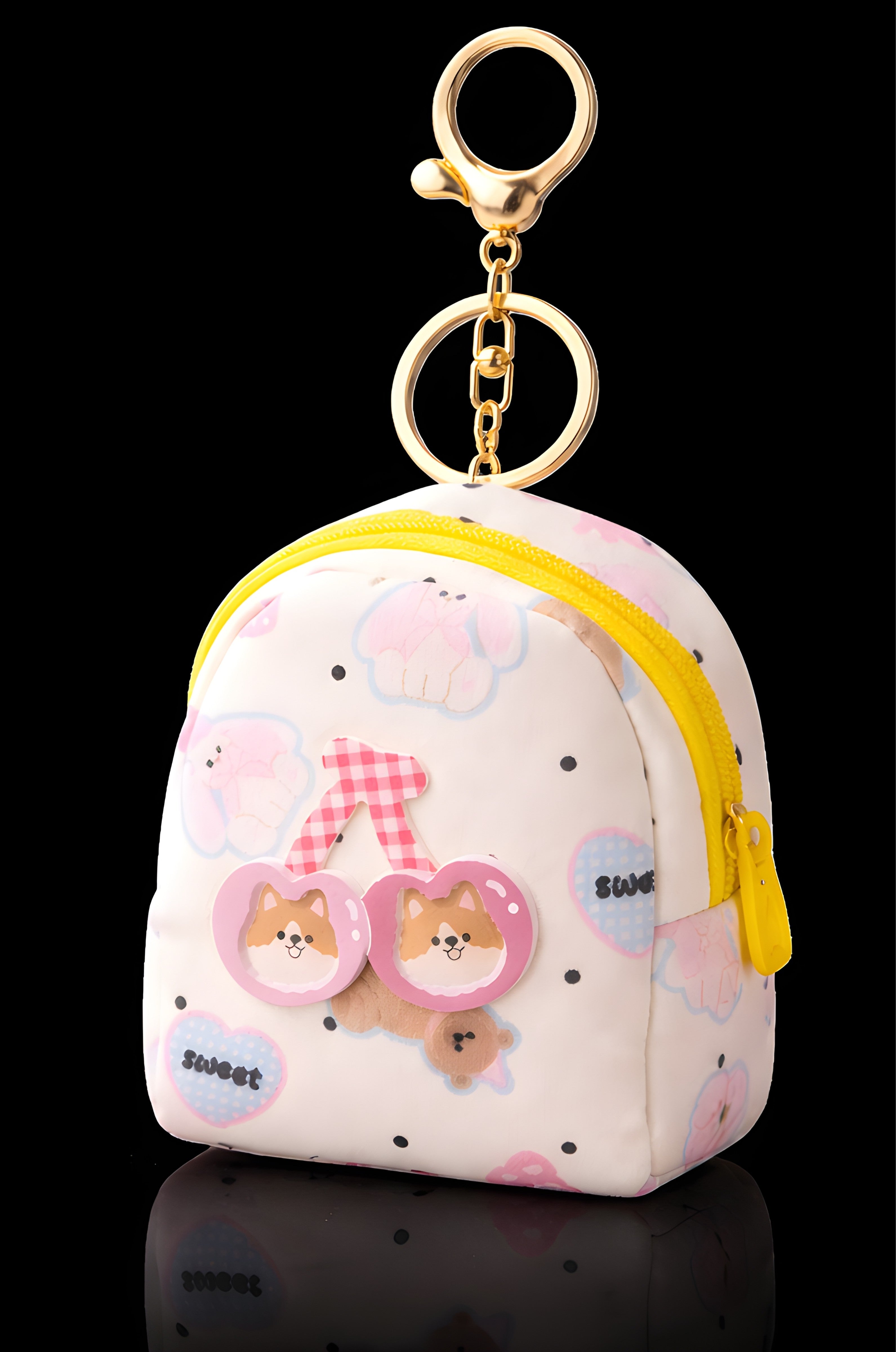 Yellow Mini Bag Charm