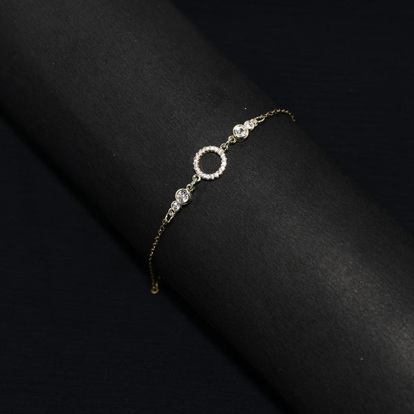 Hollow Ring Chain Bracelet