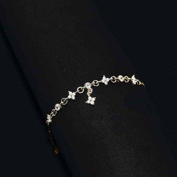 Golden Bloom Sparkle Bracelet