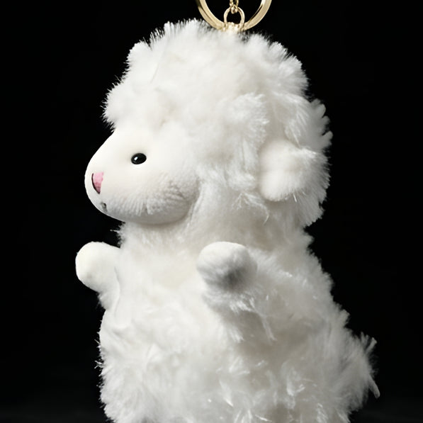 Fluffy White Sheep Plush