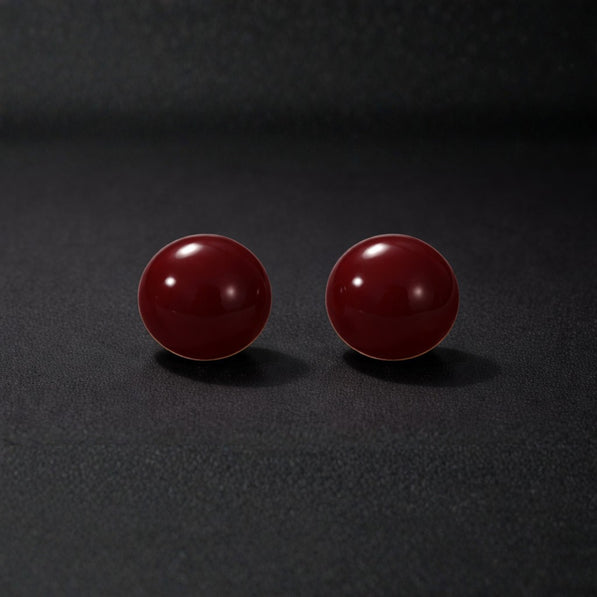 Cherry Sphere Stud