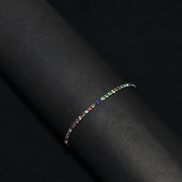 Multi Stone Cascade Bracelet