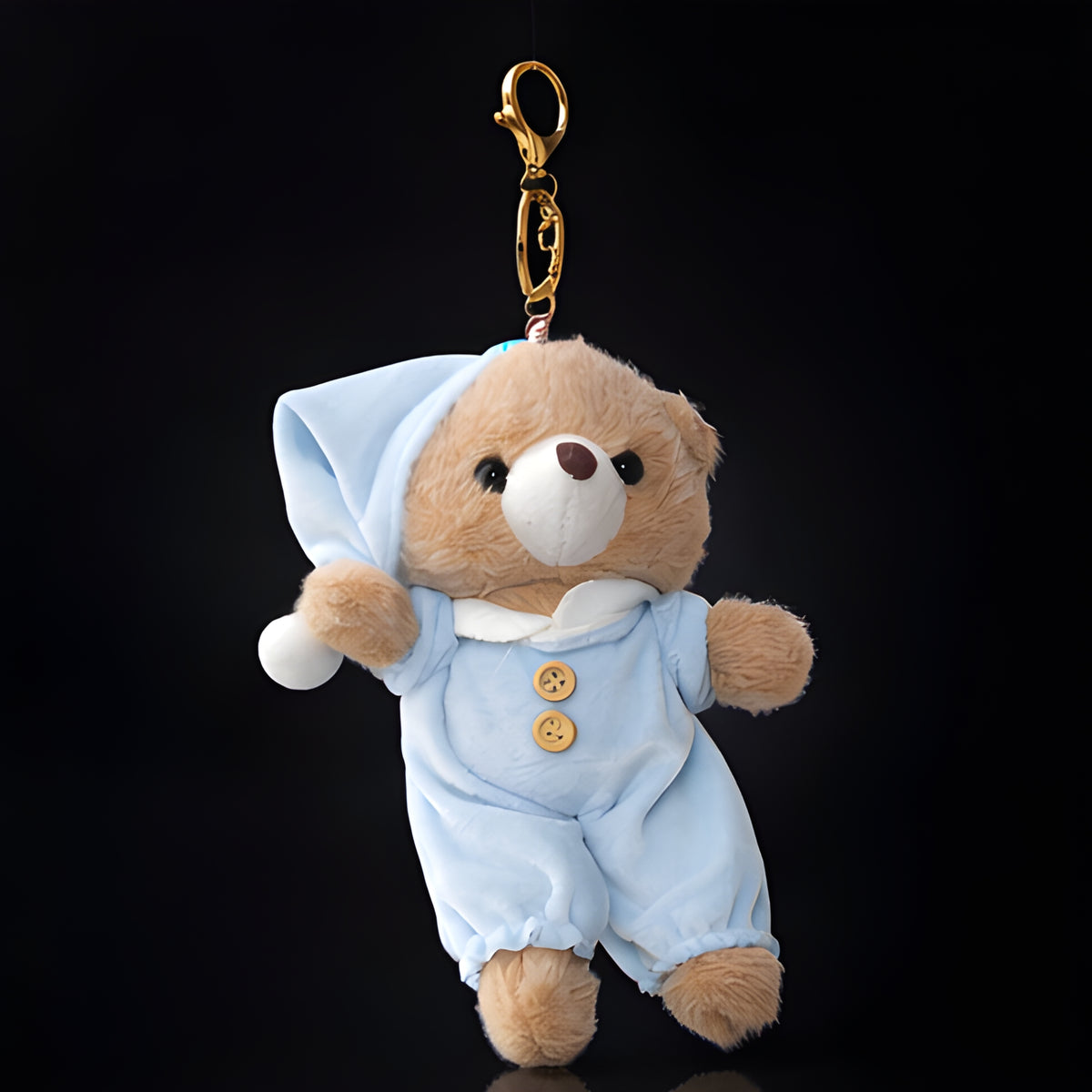 Blue Sleepy Teddy Plush