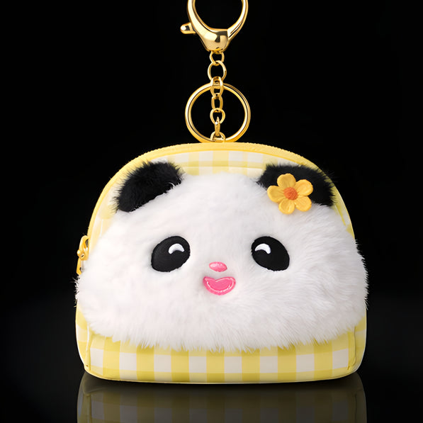 Yellow Panda Bag Charm