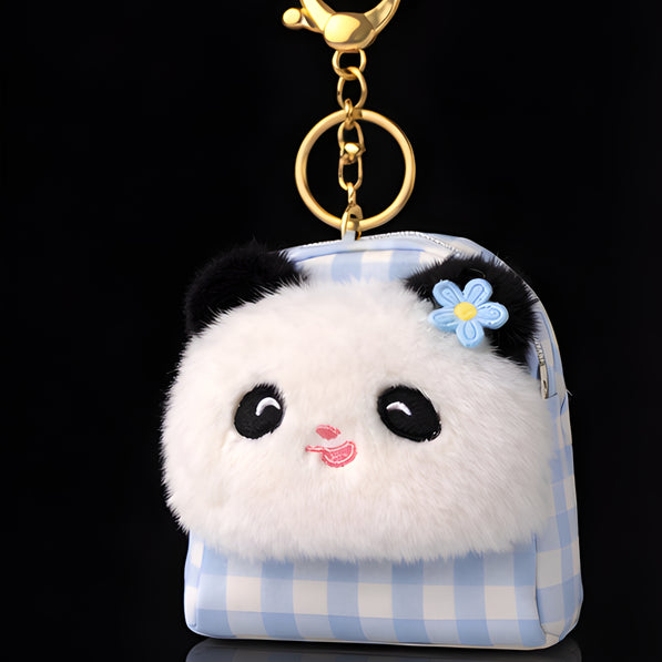 Blue Panda Bag Charm
