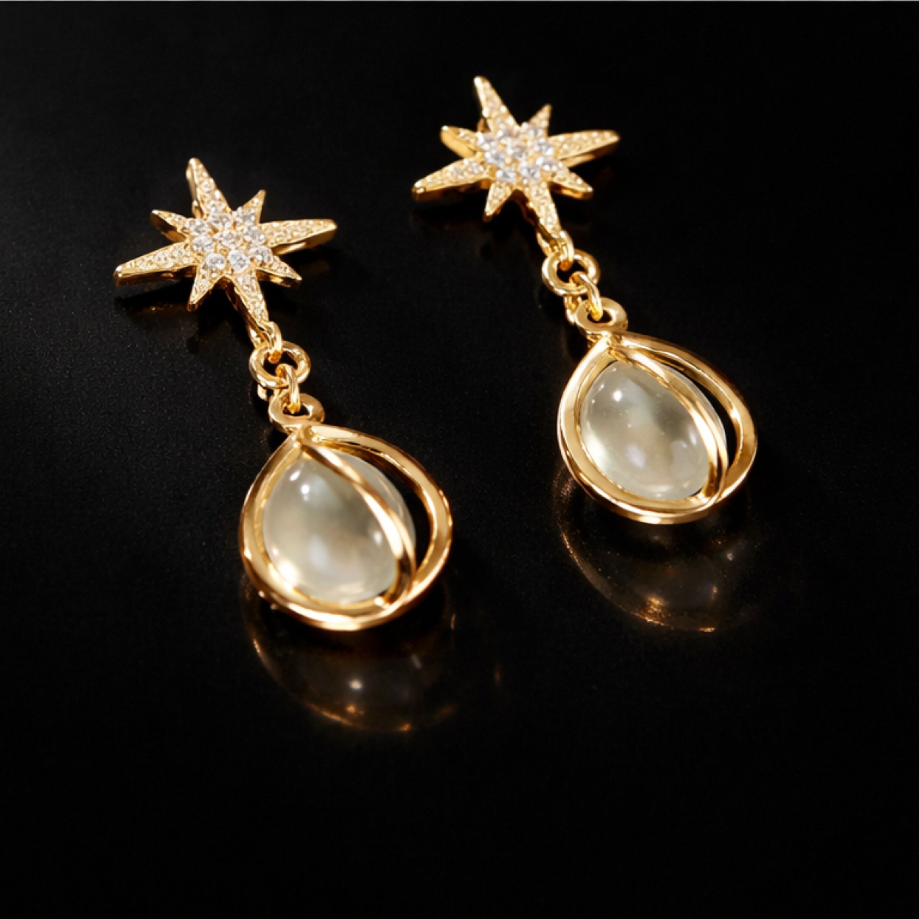 Nova Pearl Dangle Earrings