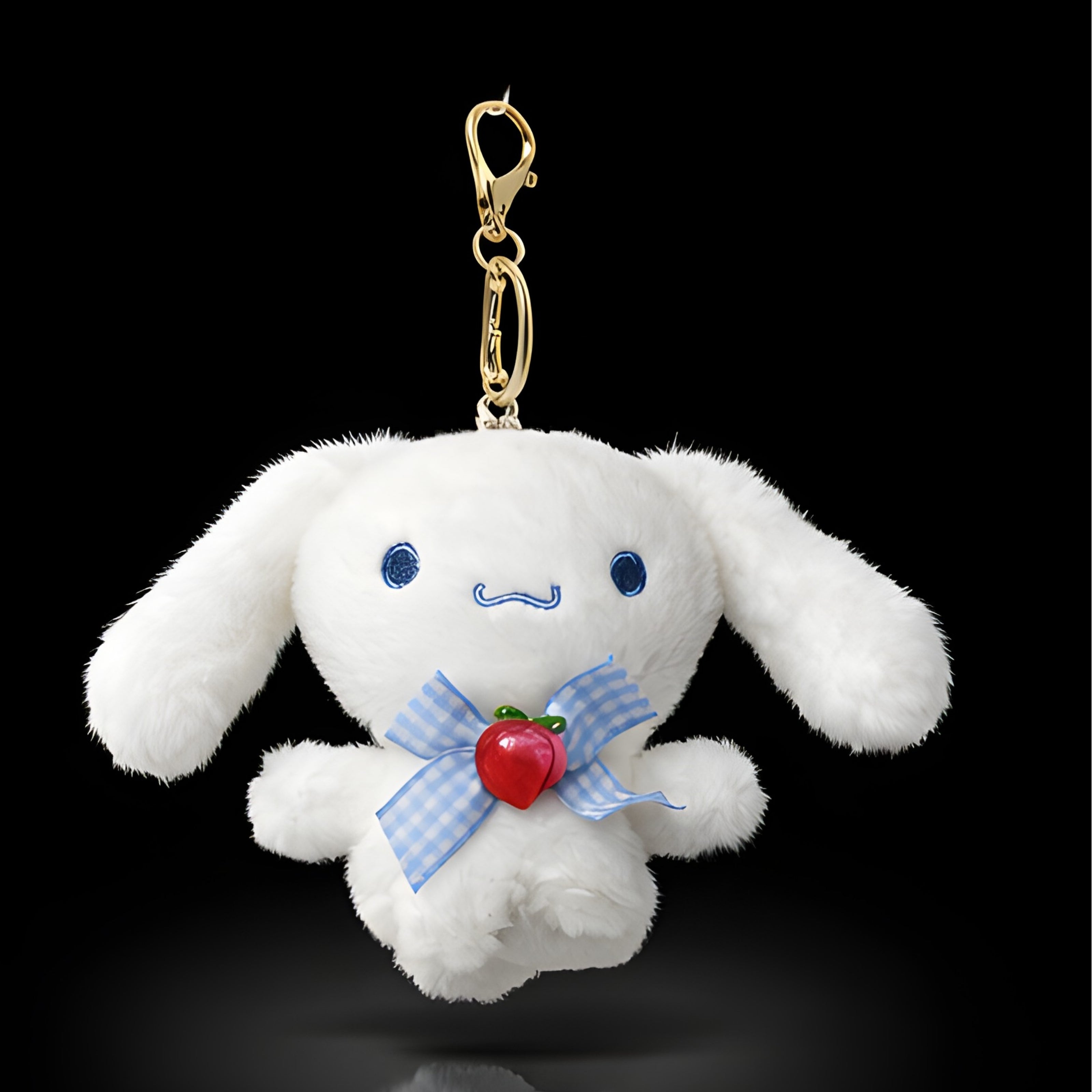 Rabbit Apple Bow Plush
