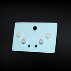 Heart Pearl Grace Stud Set