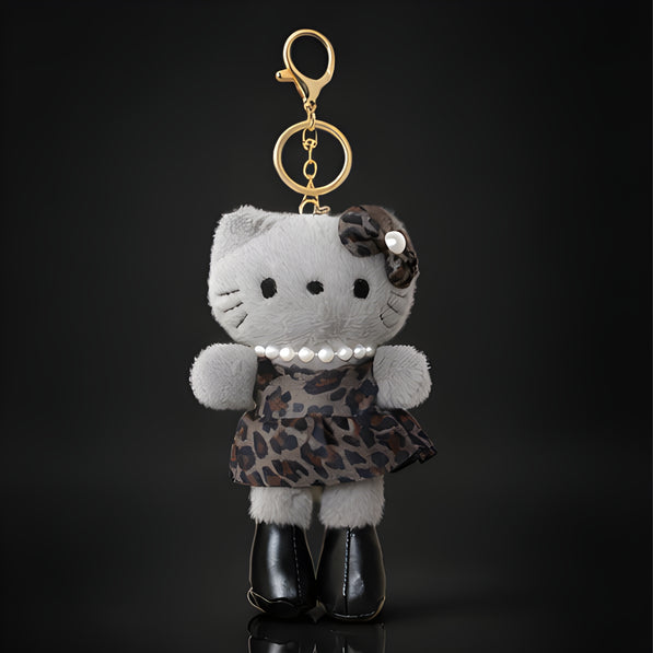 Grey Leopard Kitty Plush